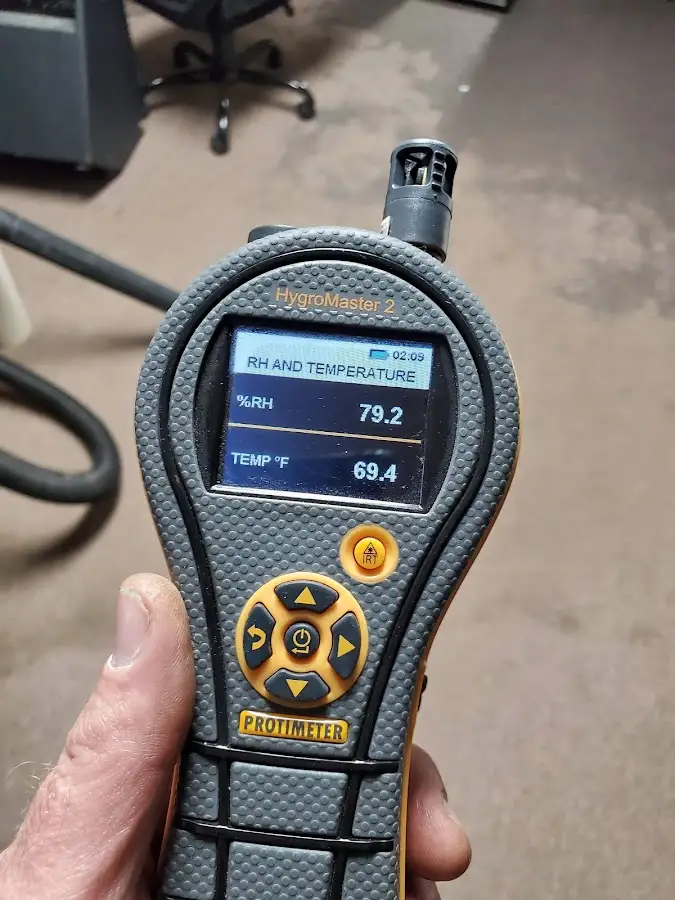 Moisture meter humidity assessment for Fire & Smoke Damage Restoration in Vinings